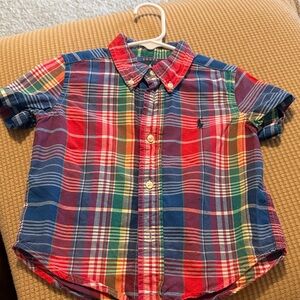 Polo by Ralph Lauren Multicolor Plaid Kids Shirt